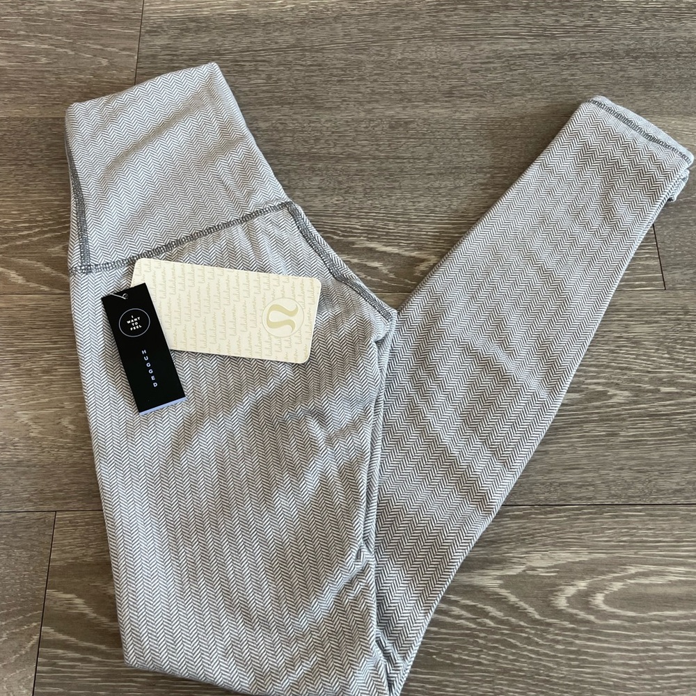 NWT Lululemon Wunder Under Pant High-Rise Herringbone Leggings